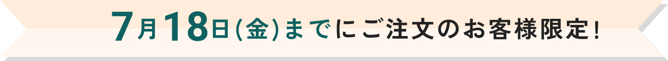 8月31日(日)までにご注文のお客様限定!